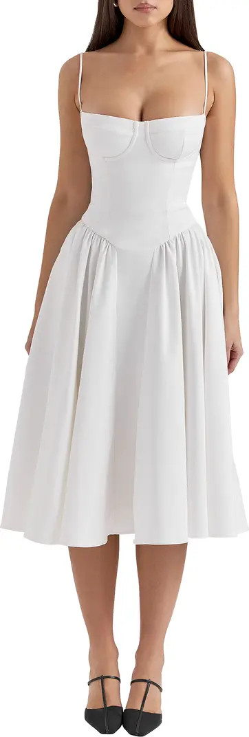 HOUSE OF CB Samaria Corset Fit & Flare Dress | Nordstrom | Nordstrom