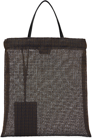 The Row - Navy Barn Mini Tote | SSENSE