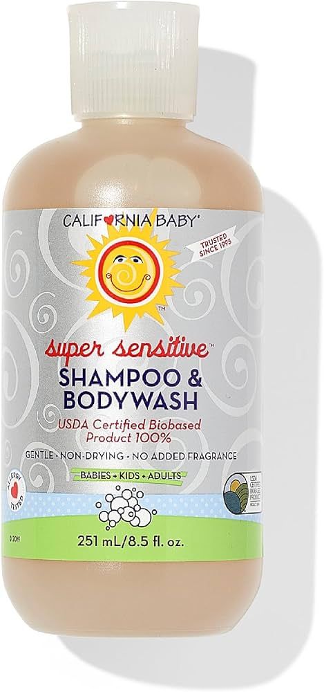 California Baby Super Sensitive Shampoo & Body Wash 8.5 fl oz shampoo | Amazon (US)