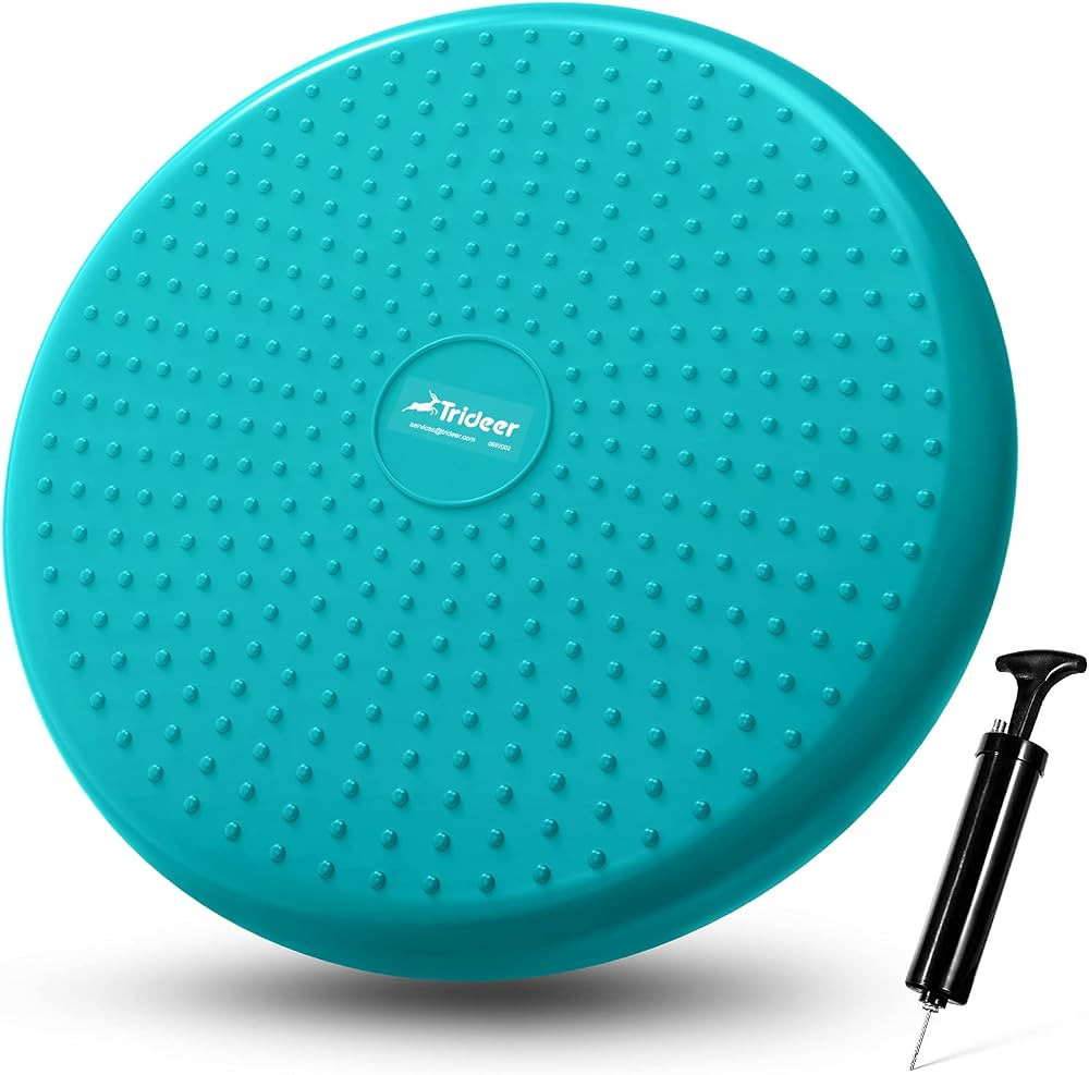 Trideer Wobble Cushion with Inflation Pump - Wiggle Seat for Sensory Kids(Multiple Colors), Balan... | Amazon (US)