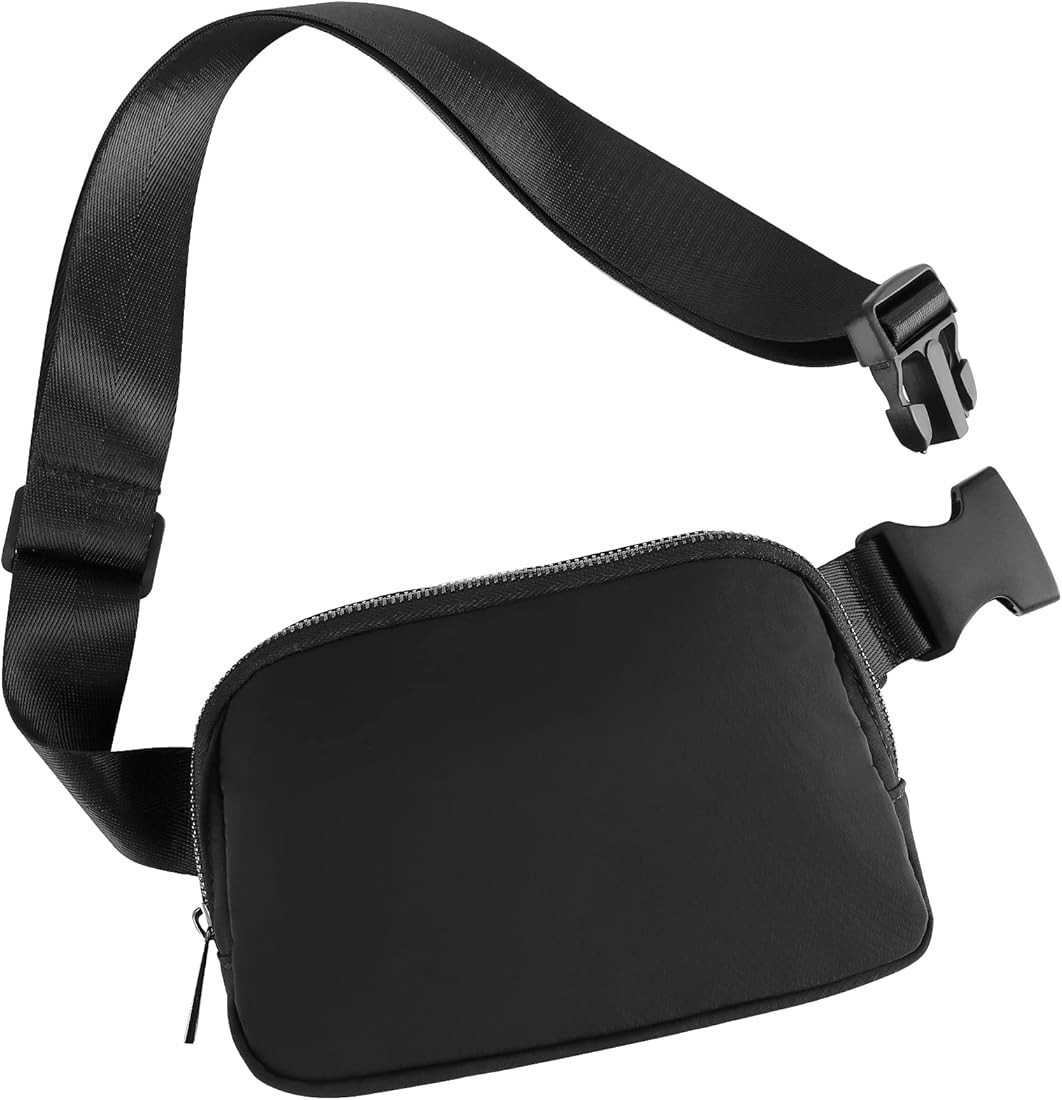 Belt Bag for Women and Men Fanny Pack Waist Bags with Adjustable Strap for Workout Running Travel... | Amazon (US)