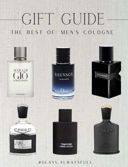 Gift guide, gift guide for men, the best in men’s cologne, men’s cologne, voted best cologne, aqua di gio, creed cologne, ysl cologne, gifts for him. Callie Glass - @glass_alwaysfull 

#LTKHoliday #LTKGiftGuide #LTKmens