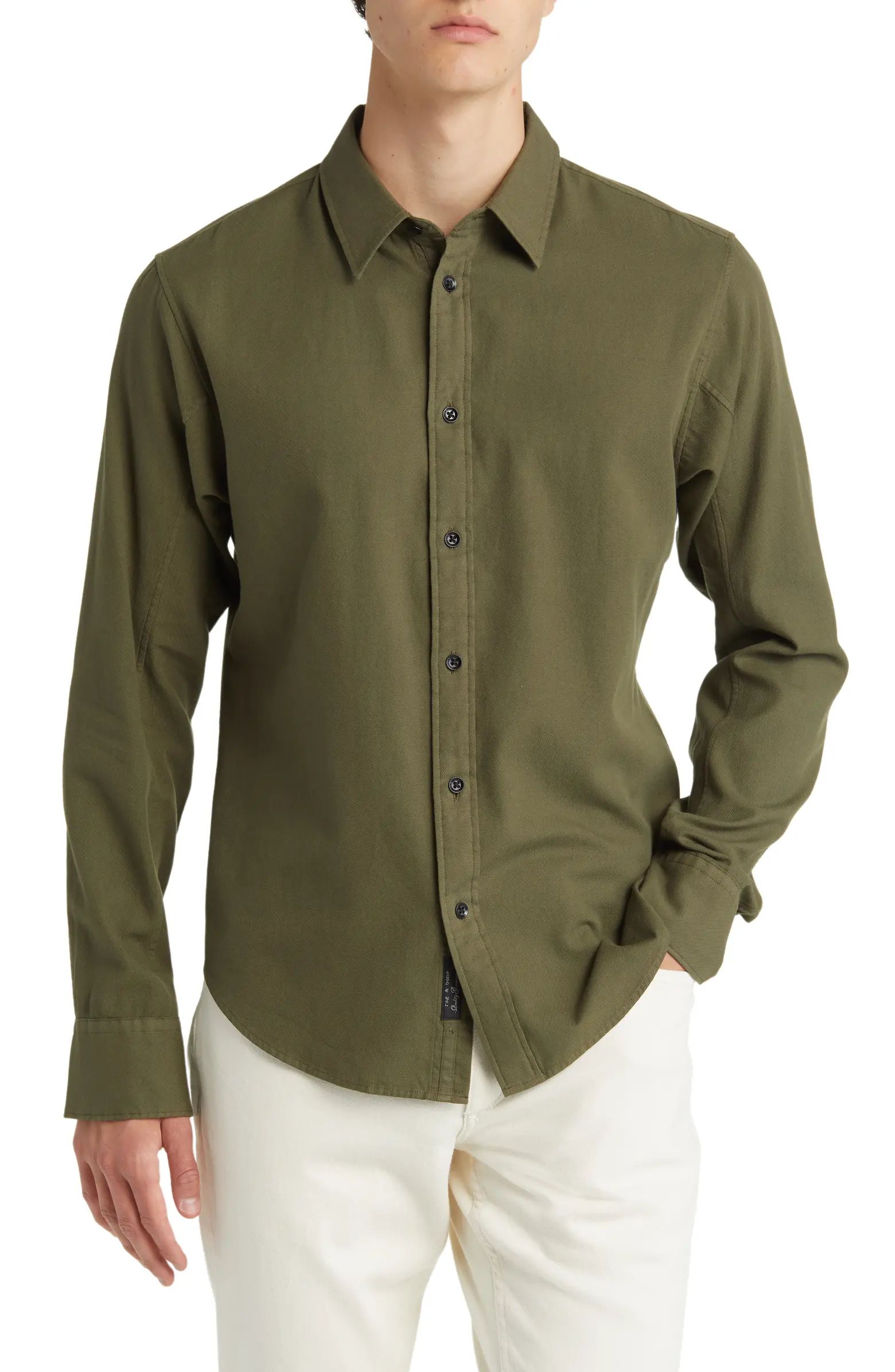 Fit 2 Slim Fit Engineered Dobby Button-Up Shirt | Nordstrom