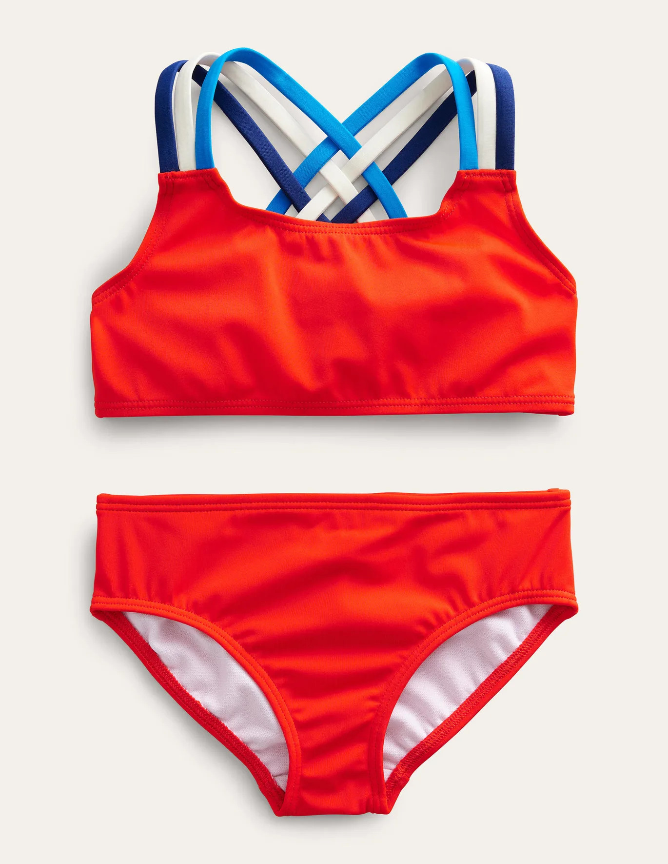 Rainbow Cross-Back Bikini | Boden (US)