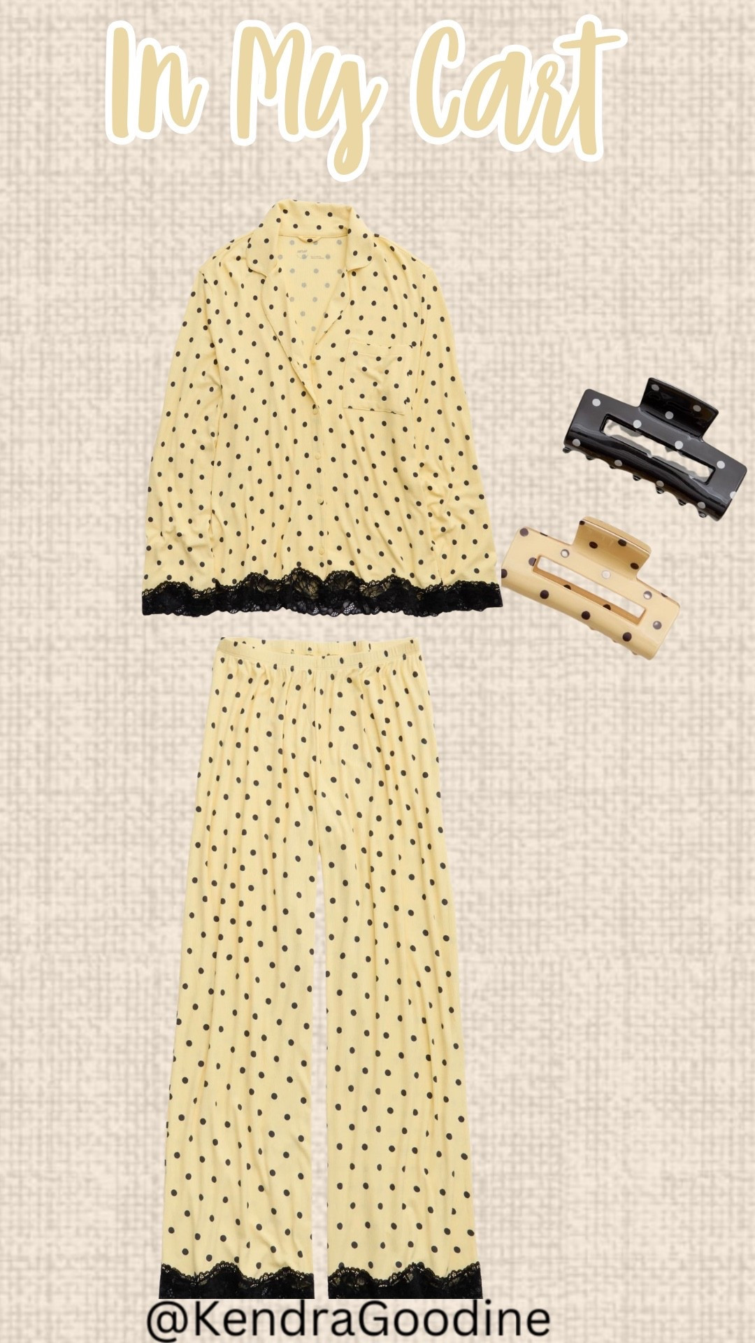 Arrive cute pj set & claw clips to match 

#LTKSaleAlert