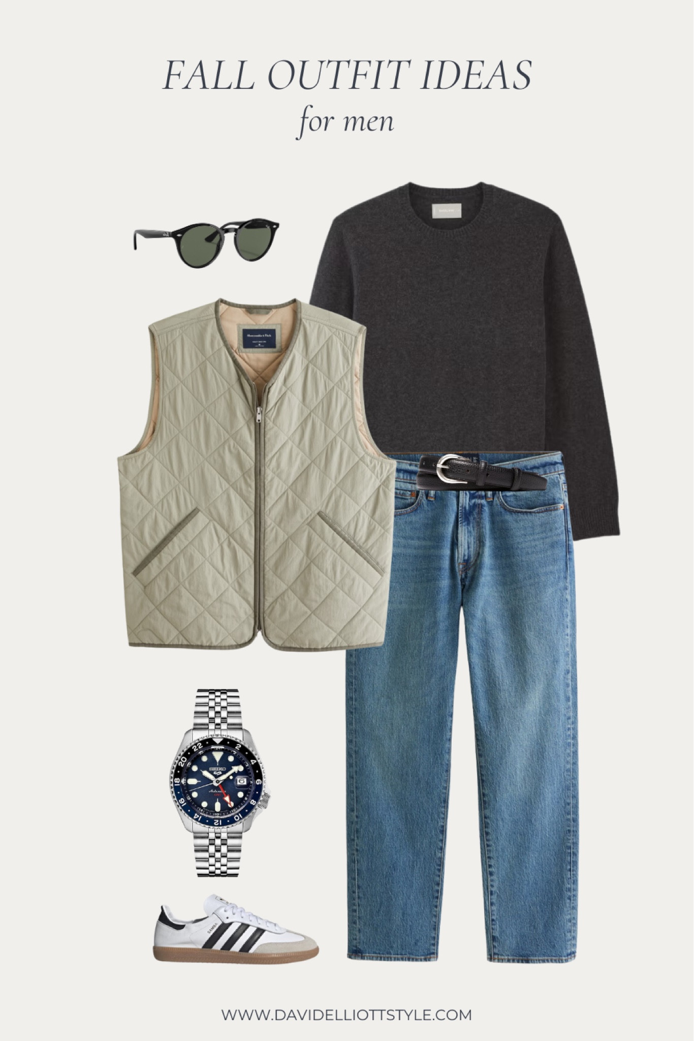 Fall outfit for men with vest

#LTKMens