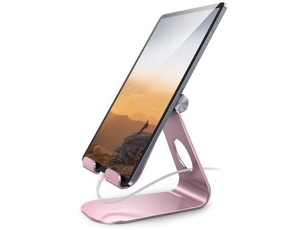 Tablet Stand Adjustable, Lamicall Tablet Stand : Desktop Stand Holder Dock Compatible with Tablet Su | Amazon (US)