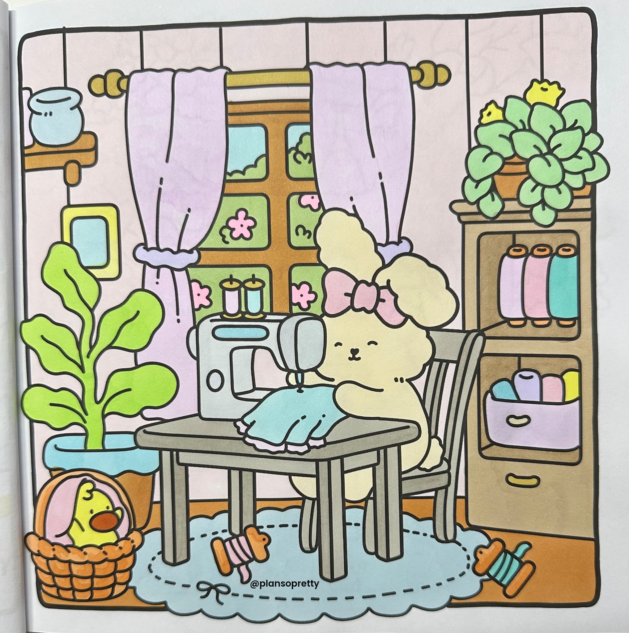 The Fuzzy Bunny is hard at work in her 🧵 🪡 sewing studio! Book linked in bio and stories #springmoments #bogiki #bogikicoloring #fuzzybuddies #dressmaker #seamstress #cutecoloring #sewingstudio #sewingmachine #adultcoloring #relaxcolor #creativehobby #feelingcrafty #cozycoloring #cozycoloringbook #ohuhumarkers

#LTKFindsUnder50 #LTKSeasonal #LTKKids