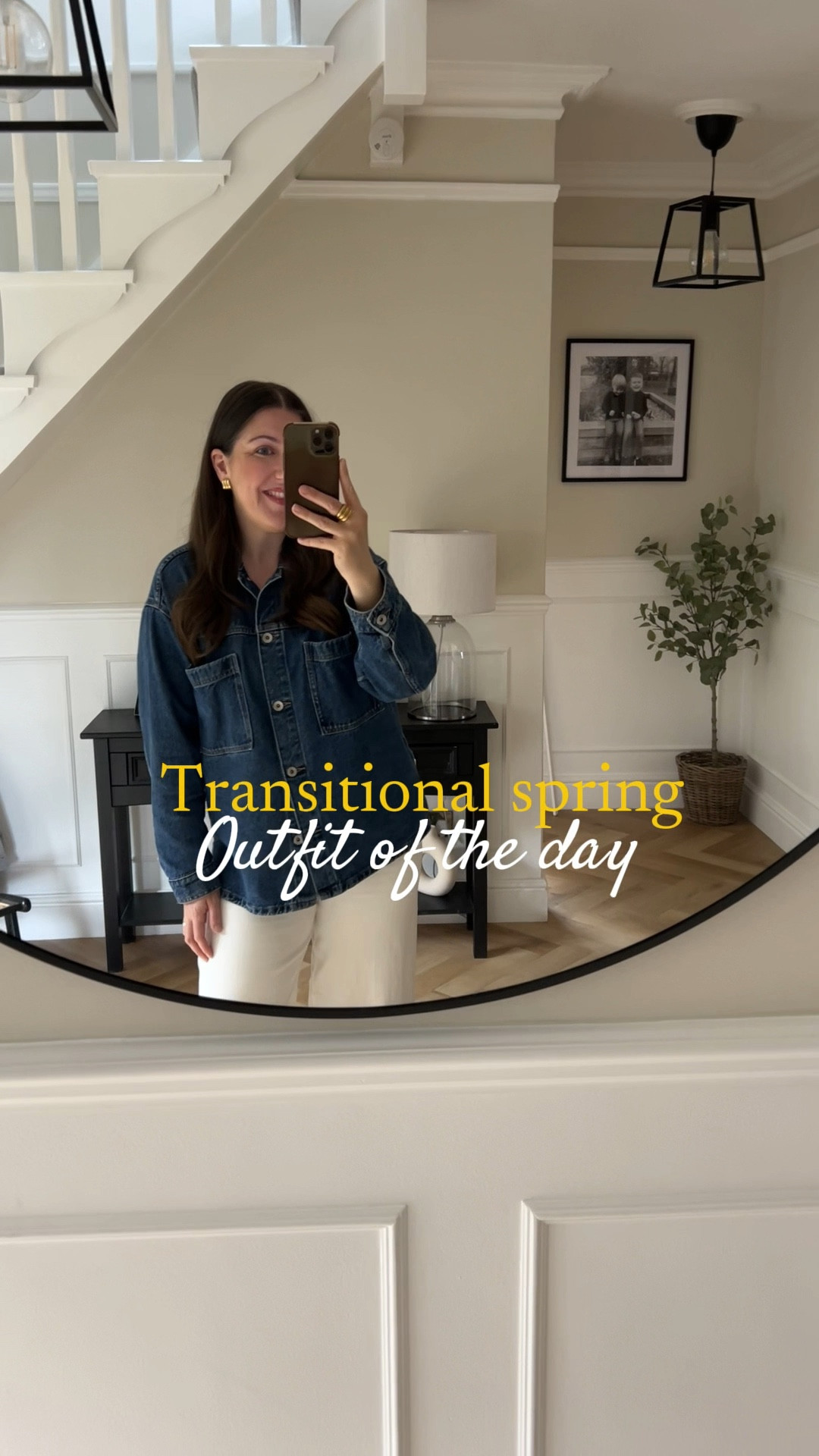 Add a trench or quilted coat and you have yourself the perfect transitional spring outfit. 