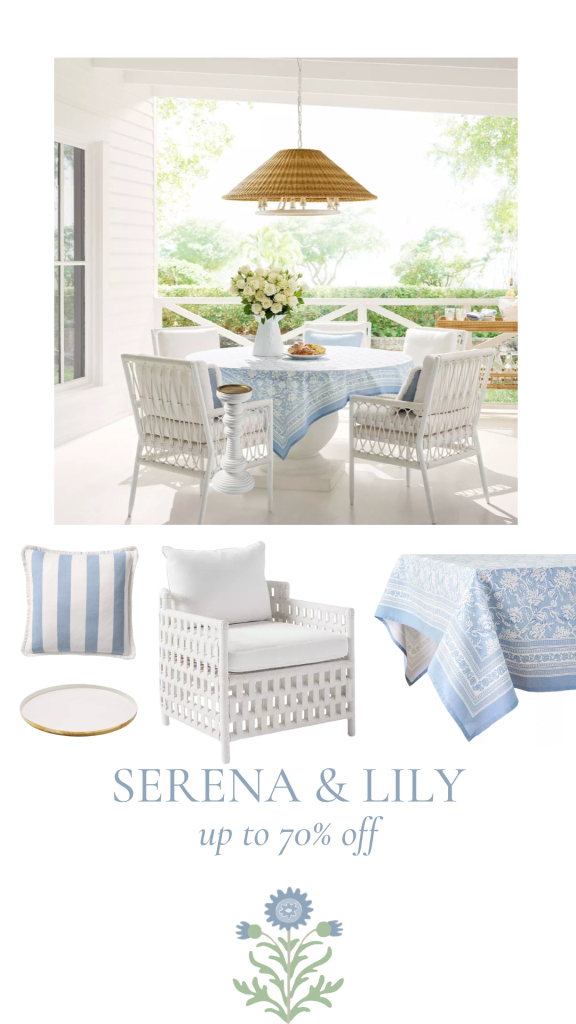Save up to 70% during Serena & Lily’s annual tent sale!

#LTKHome #LTKSeasonal #LTKSaleAlert