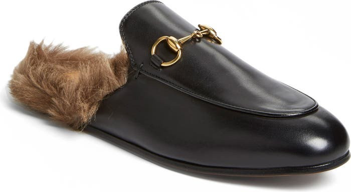 Princetown Genuine Shearling Loafer Mule | Nordstrom