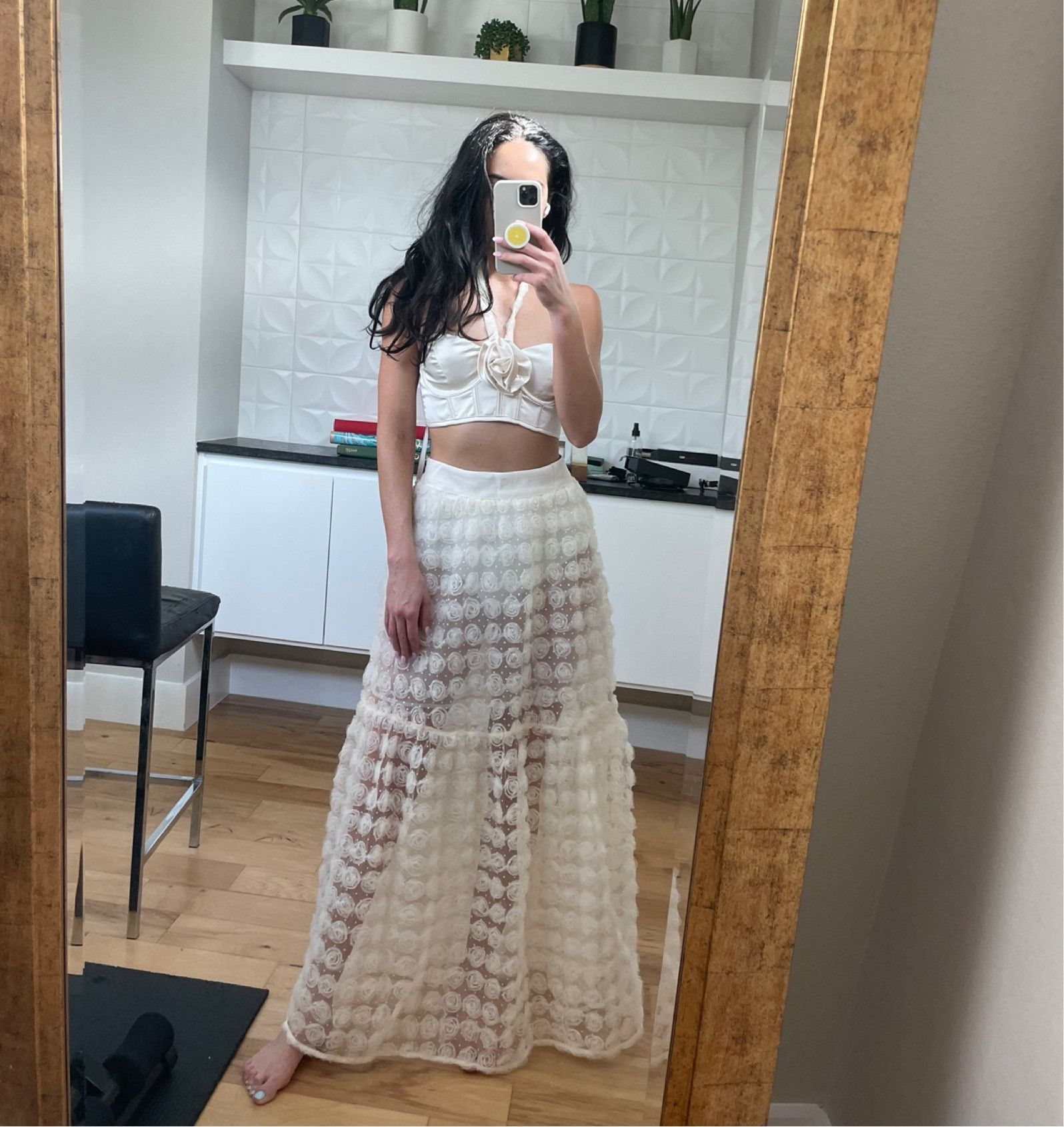 Exact shoes I wore with this outfit but in cream 
