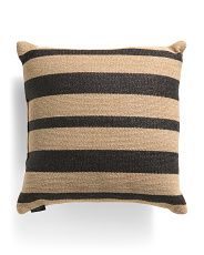 22x22 Outdoor Striped Pillow | Marshalls