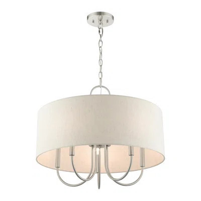 Raymond 5 - Light Shaded Drum Chandelier | Wayfair North America