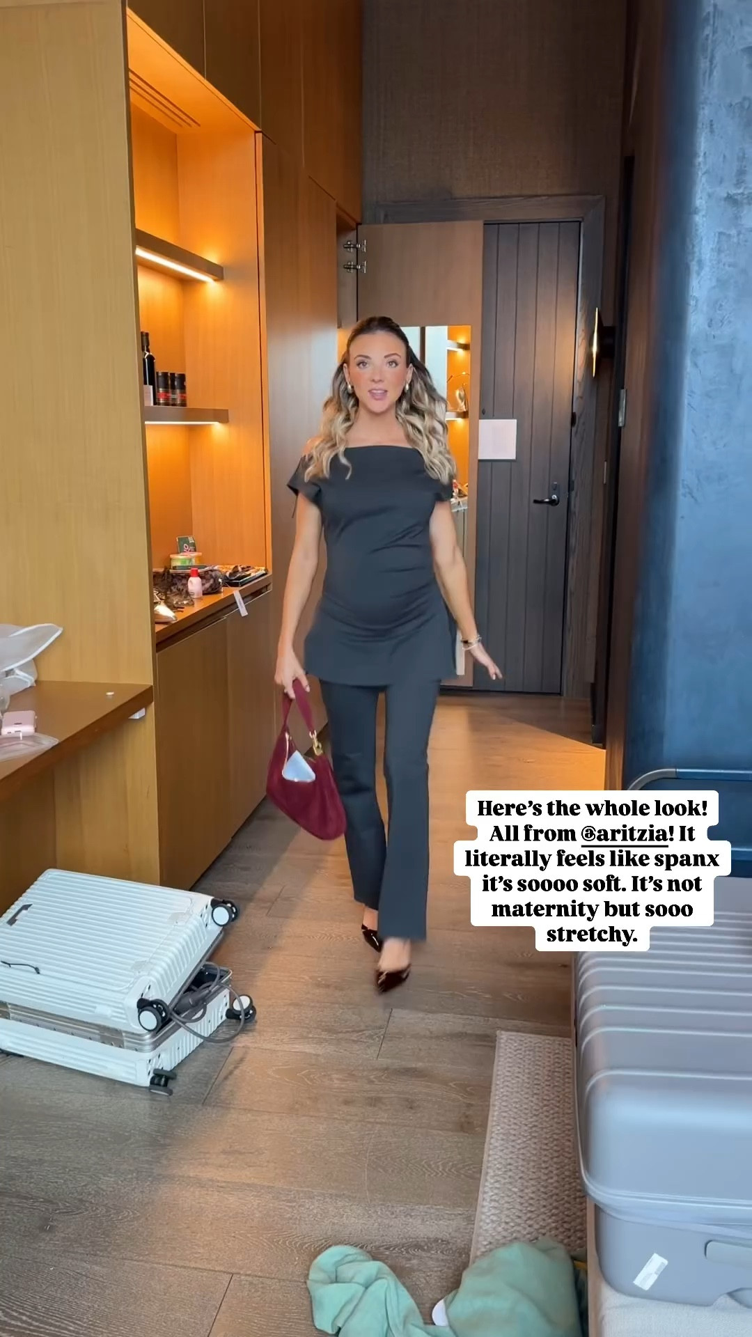 Business outfit for today! Y’all these Aritzia pants are SO good! Works for a bump 🤰👏🏼

#LTKFindsUnder100 #LTKSeasonal #LTKWorkwear