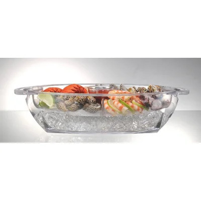 Buffet on Ice 4 Compartment Vented Food Tray | Wayfair North America