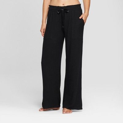 Women's Cozy Wide Leg Pajama Pants - Gilligan & O'Malley™ | Target