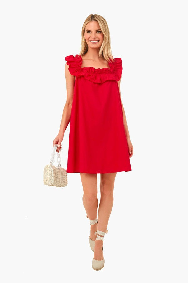 Red Maria Mini Dress | Tuckernuck (US)