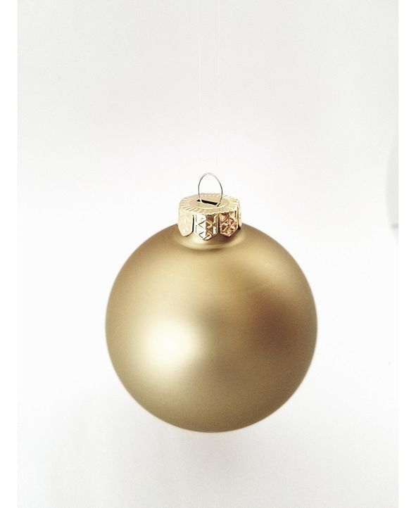 2.75" Glass Christmas Ornaments - Box of 12 | Macys (US)