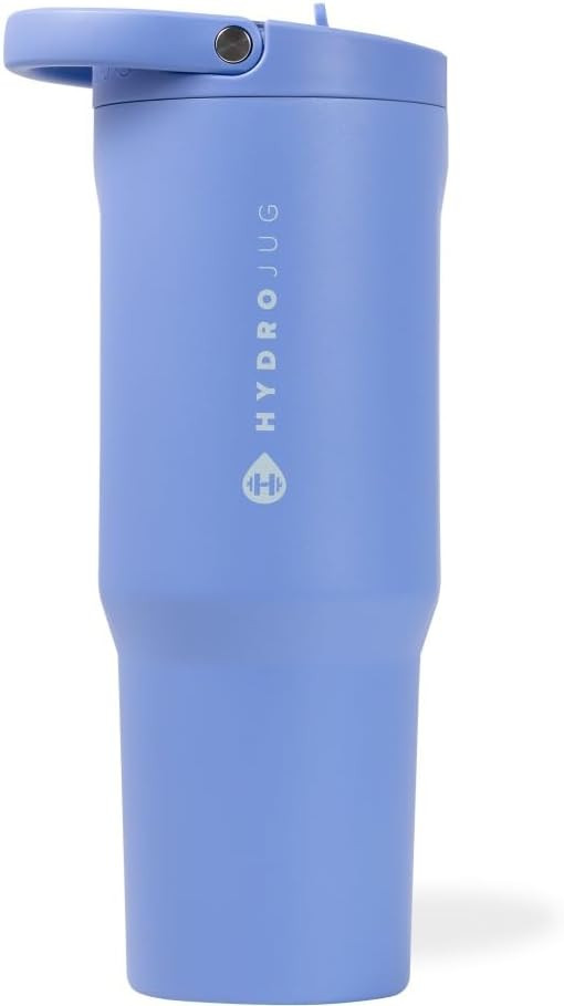 HydroJug Sport - Stainless Steel Tumbler with Straw, Vacuum Insulated, 32oz Leakproof Water Bottl... | Amazon (US)