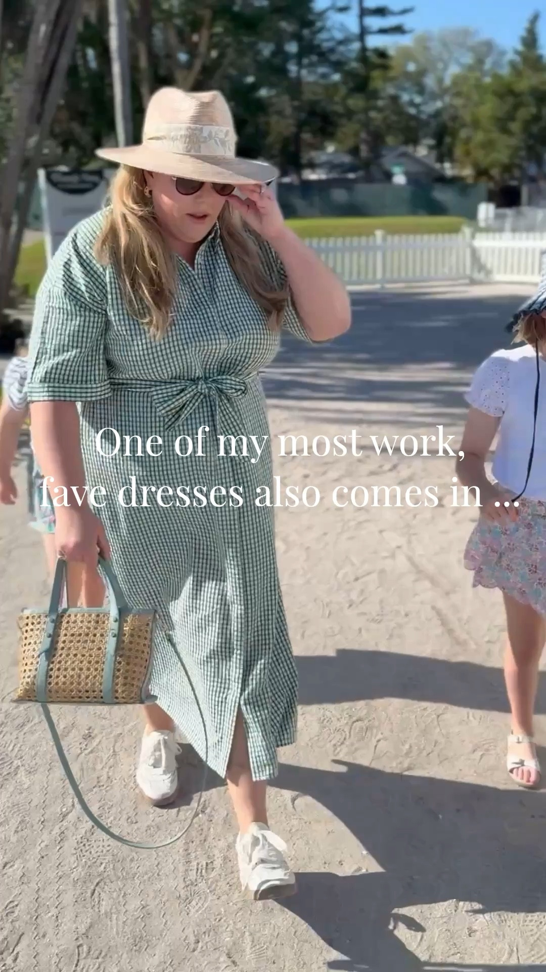 One of my favorite, low maintenance dresses is also available in a brown and cream small windowpane check. I wear the xxxl!!

#LTKPlusSize #LTKTall #LTKootd