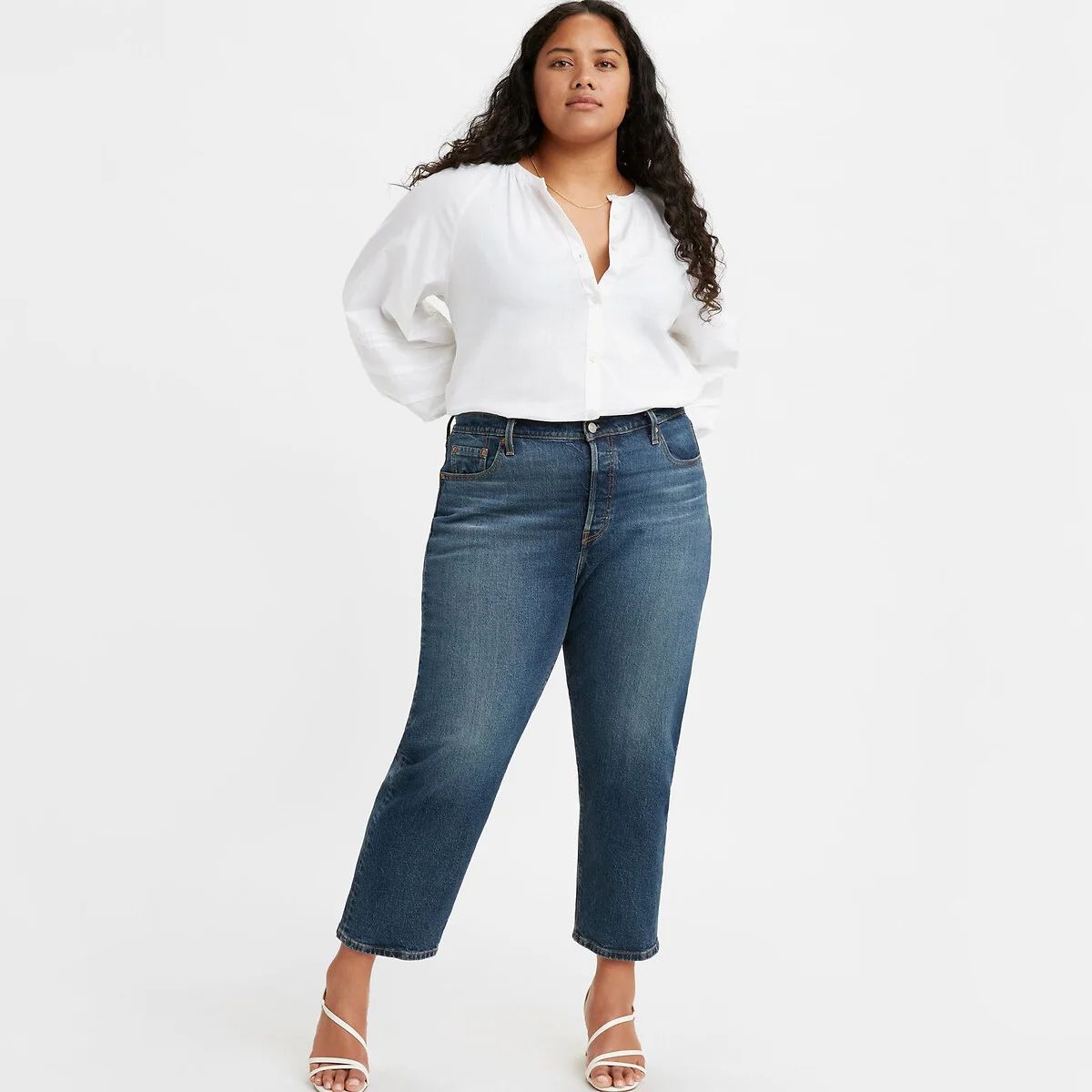 501® Cropped Jeans in Mid Rise | La Redoute (UK)