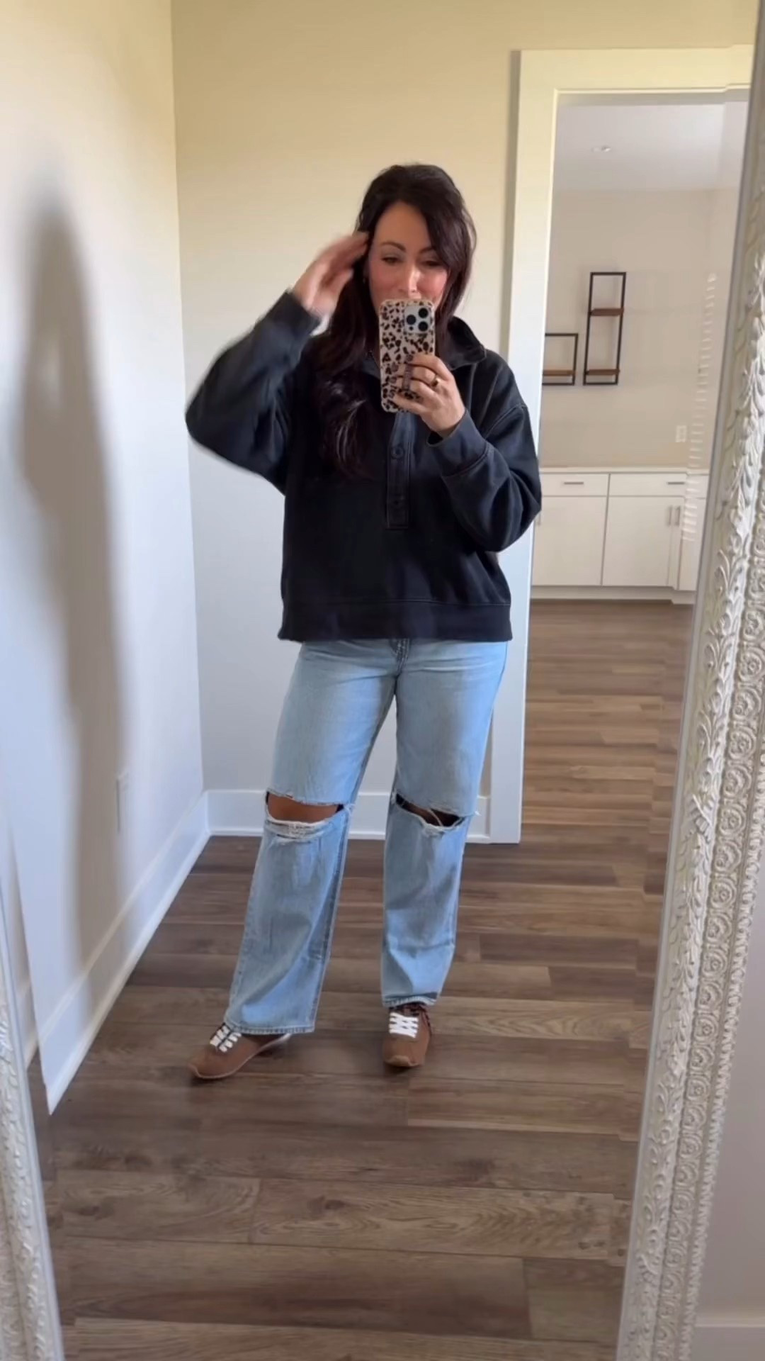 TARGET SALE!
• XL sweatshirt for an oversized fit - could have done a medium
• size 6 regular denim 
• sneakers true to size 


#LTKSaleAlert #LTKSeasonal #LTKStyleTip