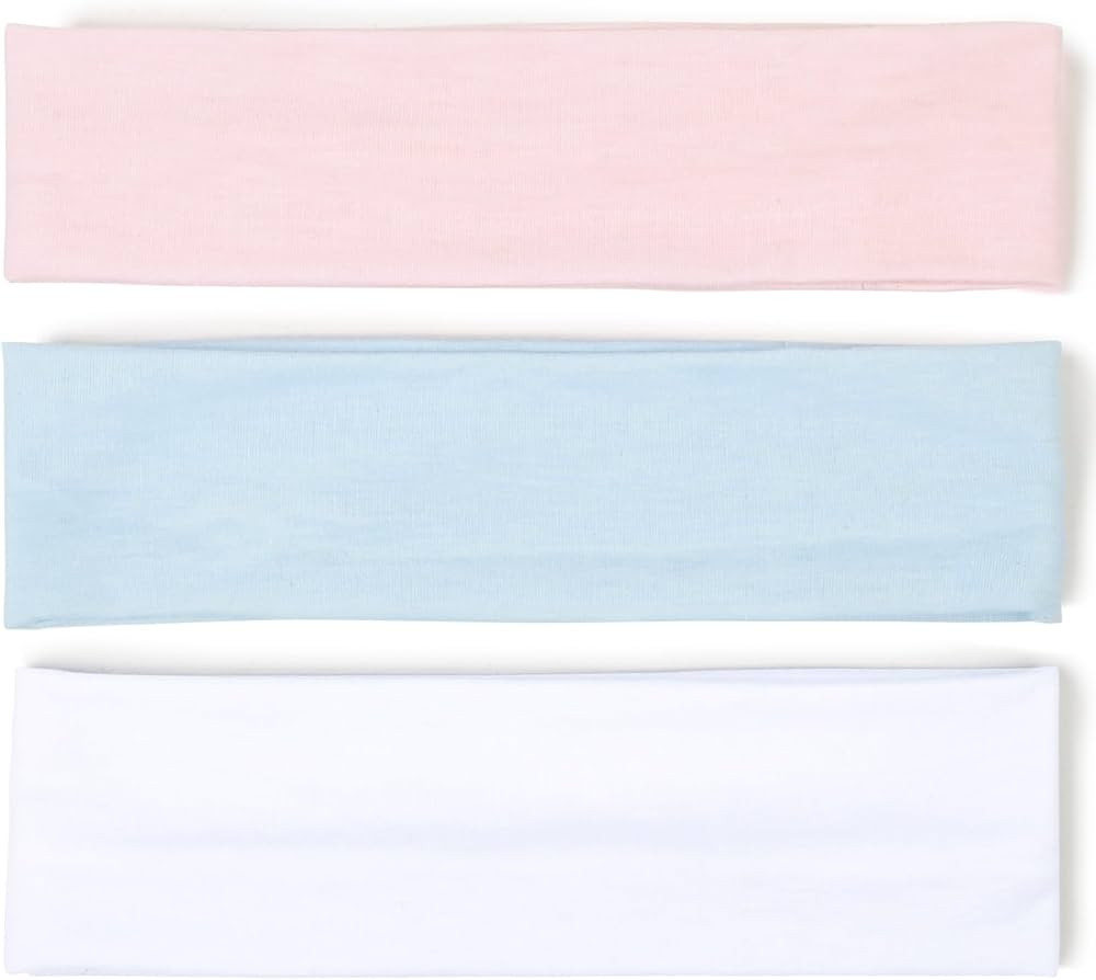 Stretchy Headbands for Women: Thin, Non-Slip Head Bands for Yoga, Workout, and Everyday Wear - Wh... | Amazon (US)