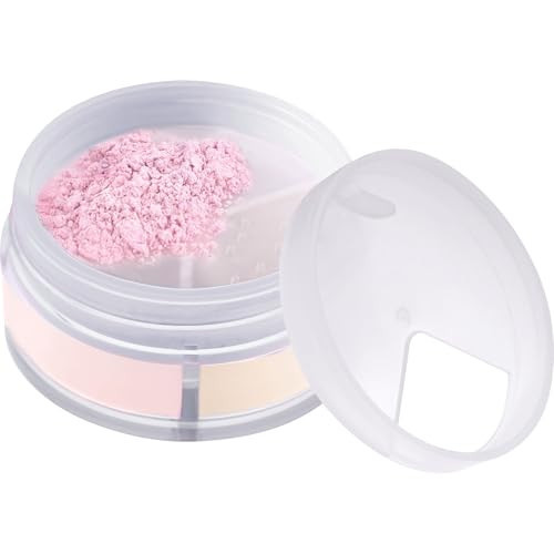 essence | Flawless Skin Loose Setting Powder Trio | 3-in-1 Mattifying, Color Correcting & Eye Brightening | Vegan & Cruelty Free | Amazon (US)