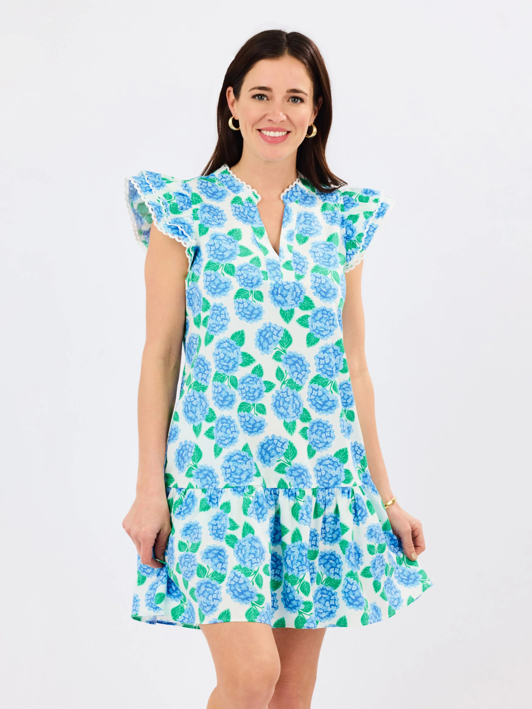 Sierra Dress | Summerfair Blue | Mary Square