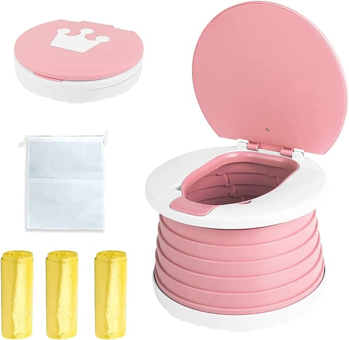 Travel Potty for Toddler, Portable and Foldable Toilet, Apply to Seat Emergency Toilet for Car, C... | Amazon (US)