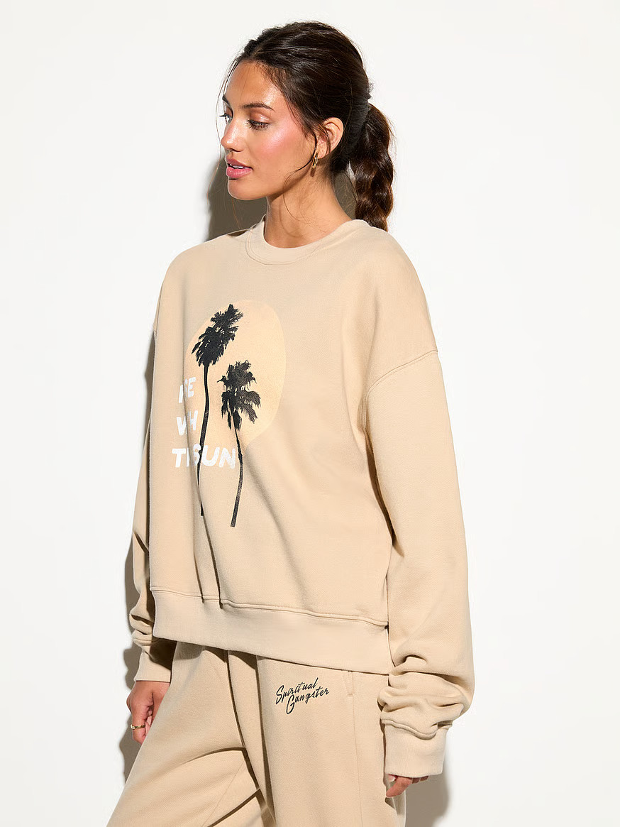 Buy La Brea Crew, Palo Santo - Order Hoodies & Sweatshirts online - Victoria's Secret US | Victoria's Secret (US / CA )