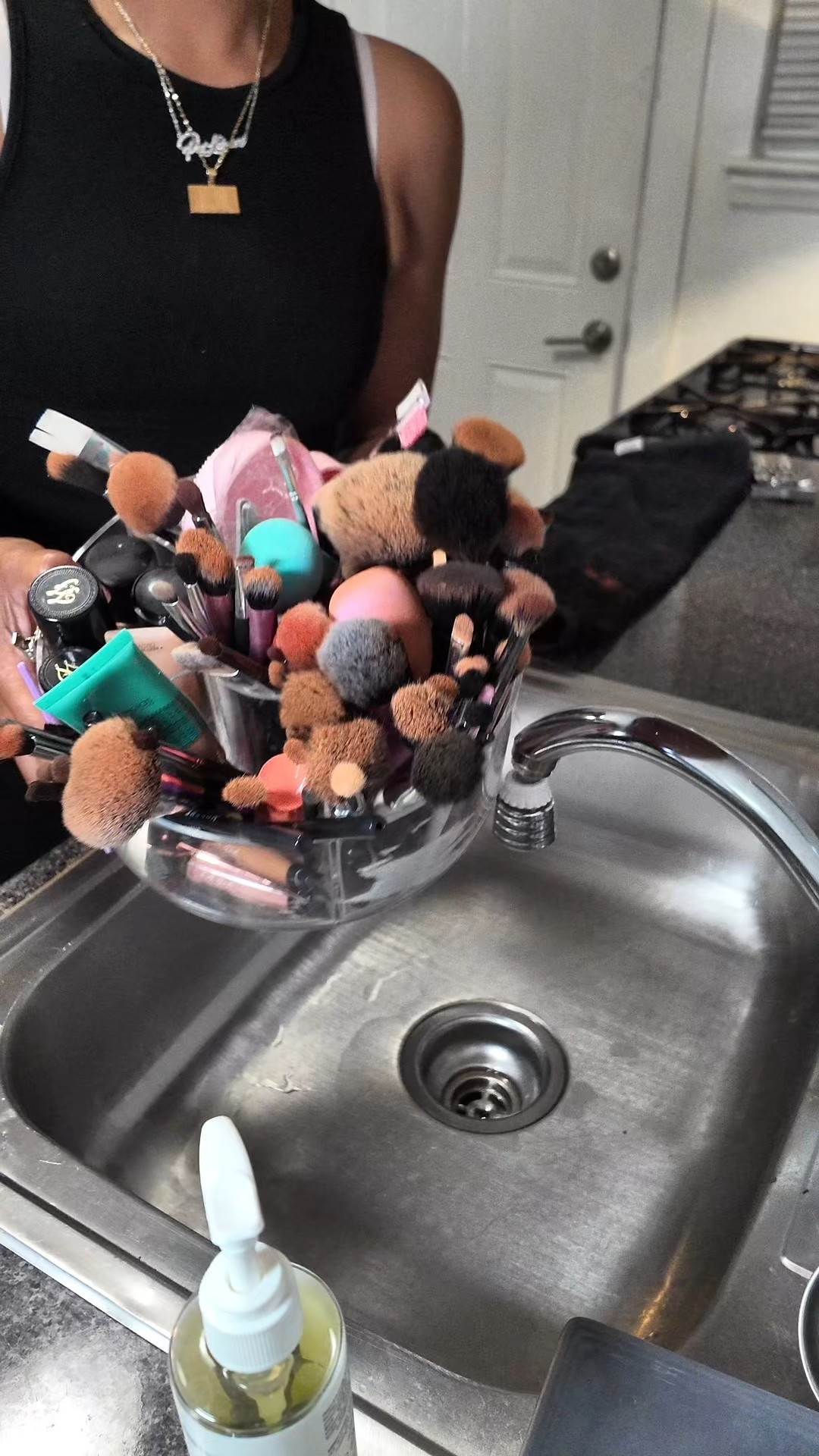 Am I the only one who never wants to clean their makeup brushes?!!! Omg, its seems like such a task until you have the right tools!
- a good face wash
- a silicon wash pad

You cant lose‼️

#LTKBaby #LTKStyleTip