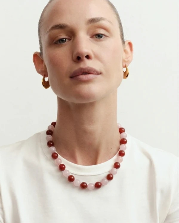 Toga Necklace Red and Pink | RELIQUIA