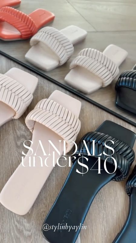 Sandals under $40 for spring summer! I found these sandals to run small, if you are in between sizes I recommend sizing up!
#StylinbyAylin #Aylin

#LTKShoeCrush #LTKFindsUnder50 #LTKStyleTip