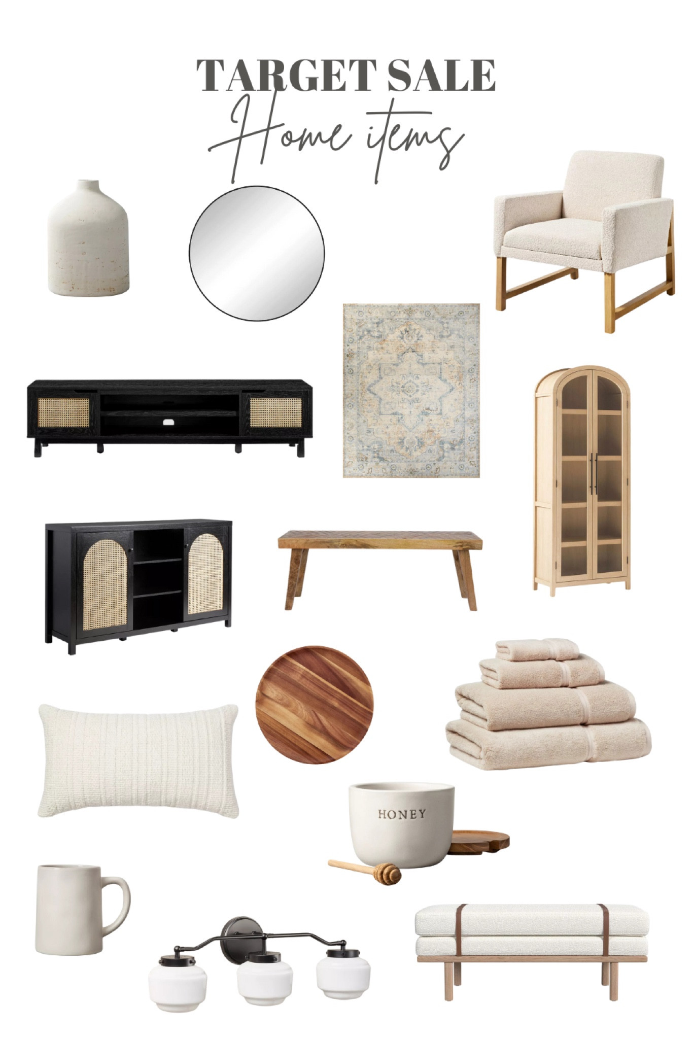 Home items for sale in Target! 

Home finds, home furniture, aesthetic furniture, aesthetic home, beige home furniture, cute home decor, home decor for sale 

#LTKU #LTKsalealert #LTKhome