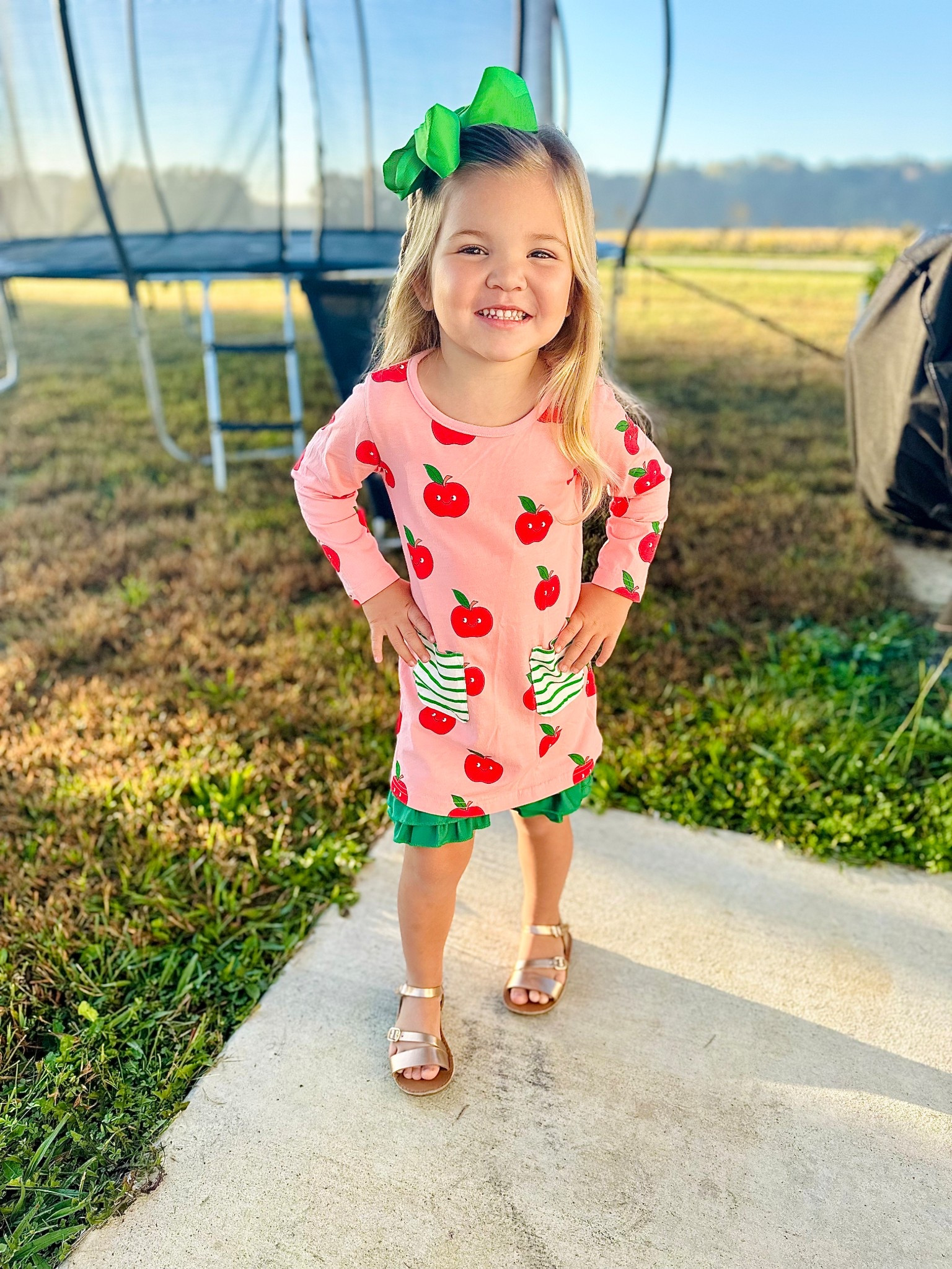 Taytum’s OOTD for Apple day at pre-k is brought to you by #amazon the cutest little outfit! #amazonfinds #amazonkids #kidsootd #girlsoutfit #appleday #schooloutfit #amazonaffiliate 

#LTKFindsUnder50 #LTKStyleTip #LTKKids