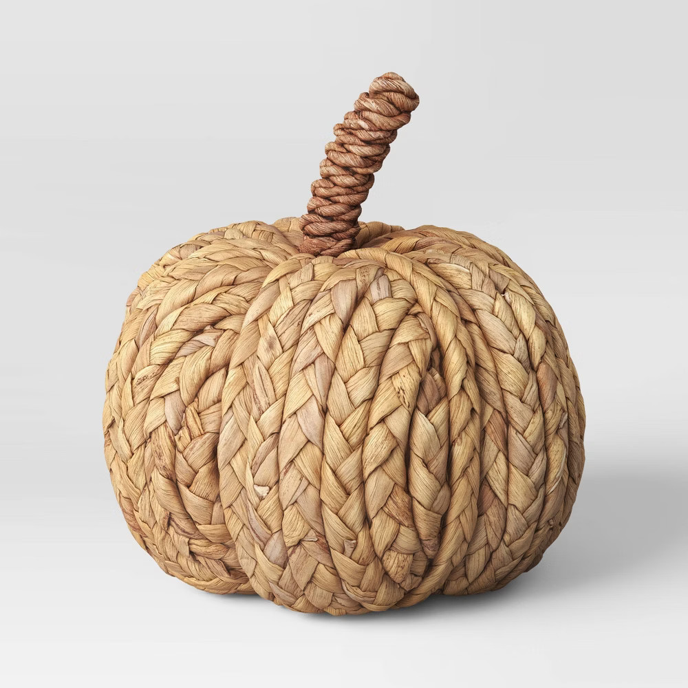 Medium Light Woven Pumpkin Brown - Threshold | Target