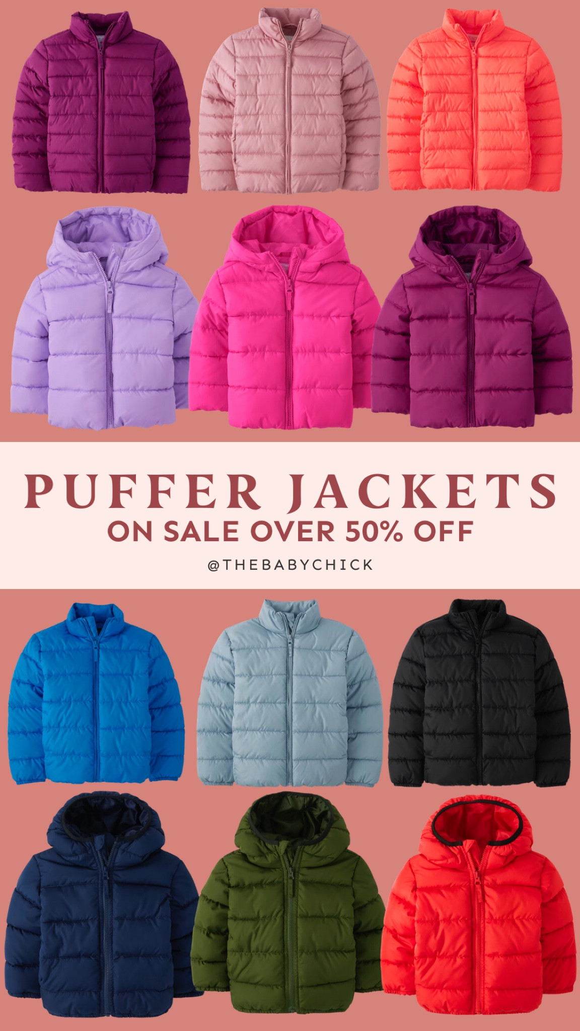 Grab your kids one of these adorable puffer jackets for winter right now at over 50% off! #jacket #kidsjacket #winterjacket 

#LTKkids