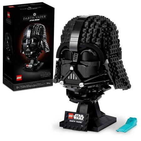 LEGO Star Wars Darth Vader Helmet Building Set, Display Model Kit for Adults, Gift for Fans, 75304 | Walmart (US)