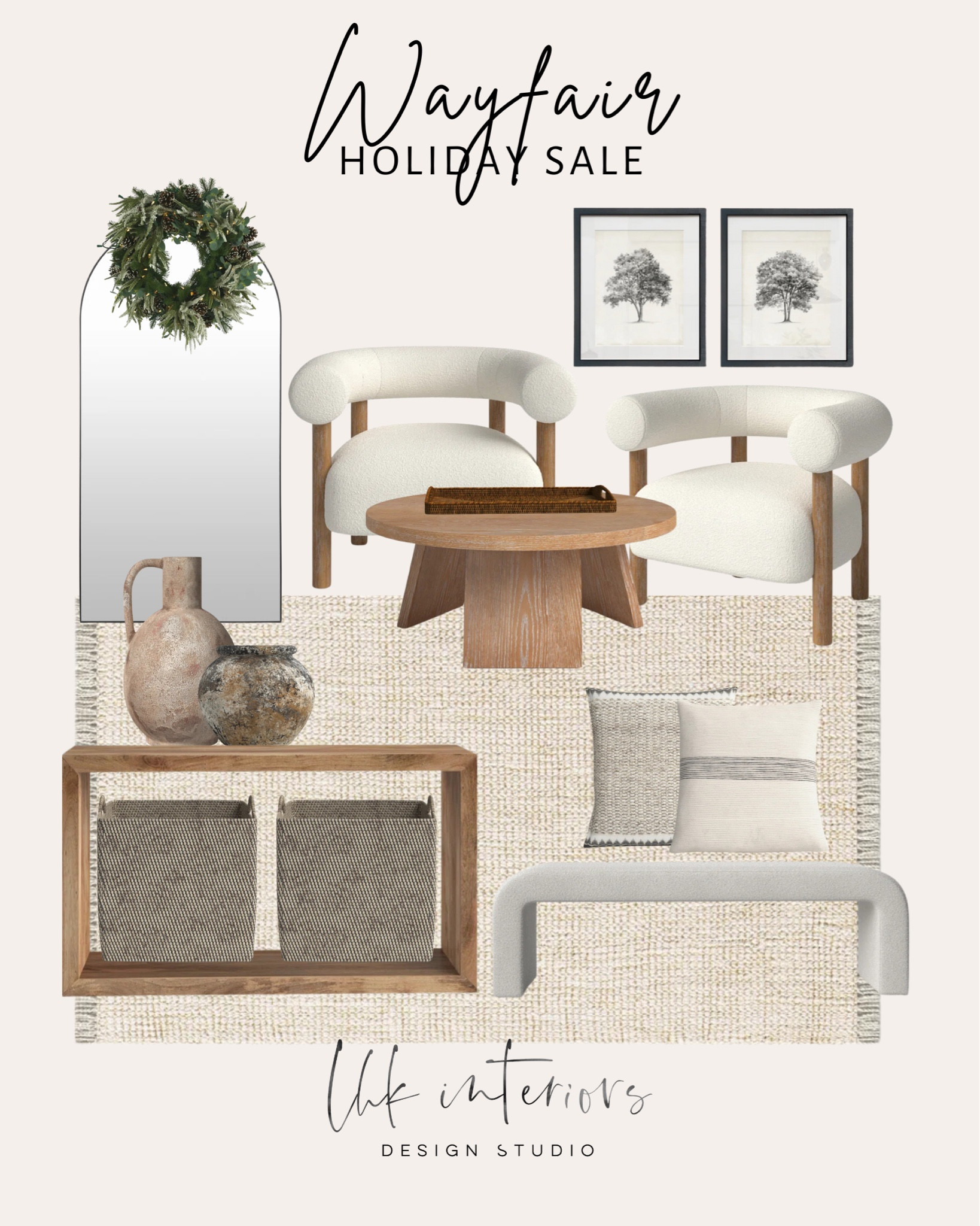 Wayfair Sale / Wayfair Holiday Sale / Wayfair Furniture Sale / Wayfair Home Decor Sale / Neutral Home Decor / Neutral Home Furniture / Accent Chairs / Accent Tables / Neutral Area Rugs / Loloi Rugs / Amber Lewis Rugs / Console Tables / Wayfair Lighting / 

#LTKsalealert #LTKhome #LTKSeasonal