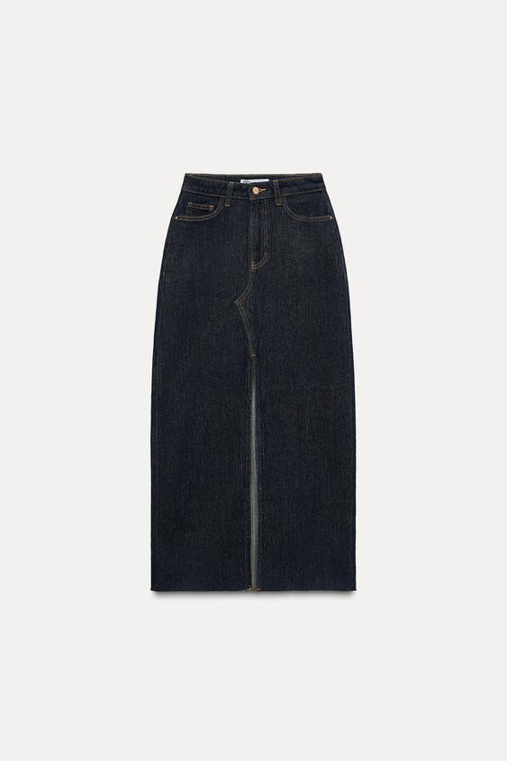 Z1975 DENIM MIDI SKIRT | Zara US
