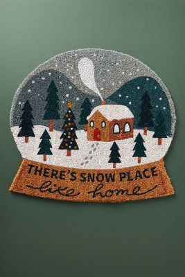 There's Snow Place Like Home Doormat | Anthropologie (US)