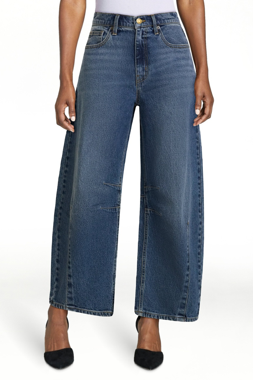 Scenario Women's and Women's Plus High Rise Horseshoe Jeans, 26" Inseam, Sizes 0-28W | Walmart (US)