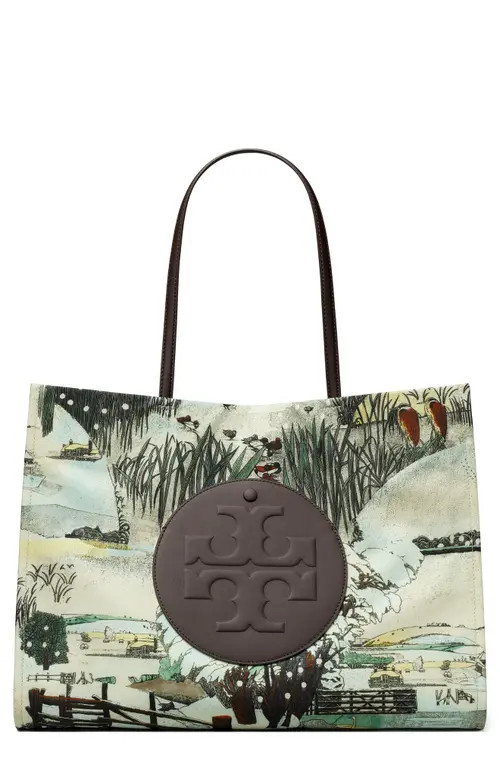 Tory Burch Ella Print Tote in Forest Print at Nordstrom | Nordstrom