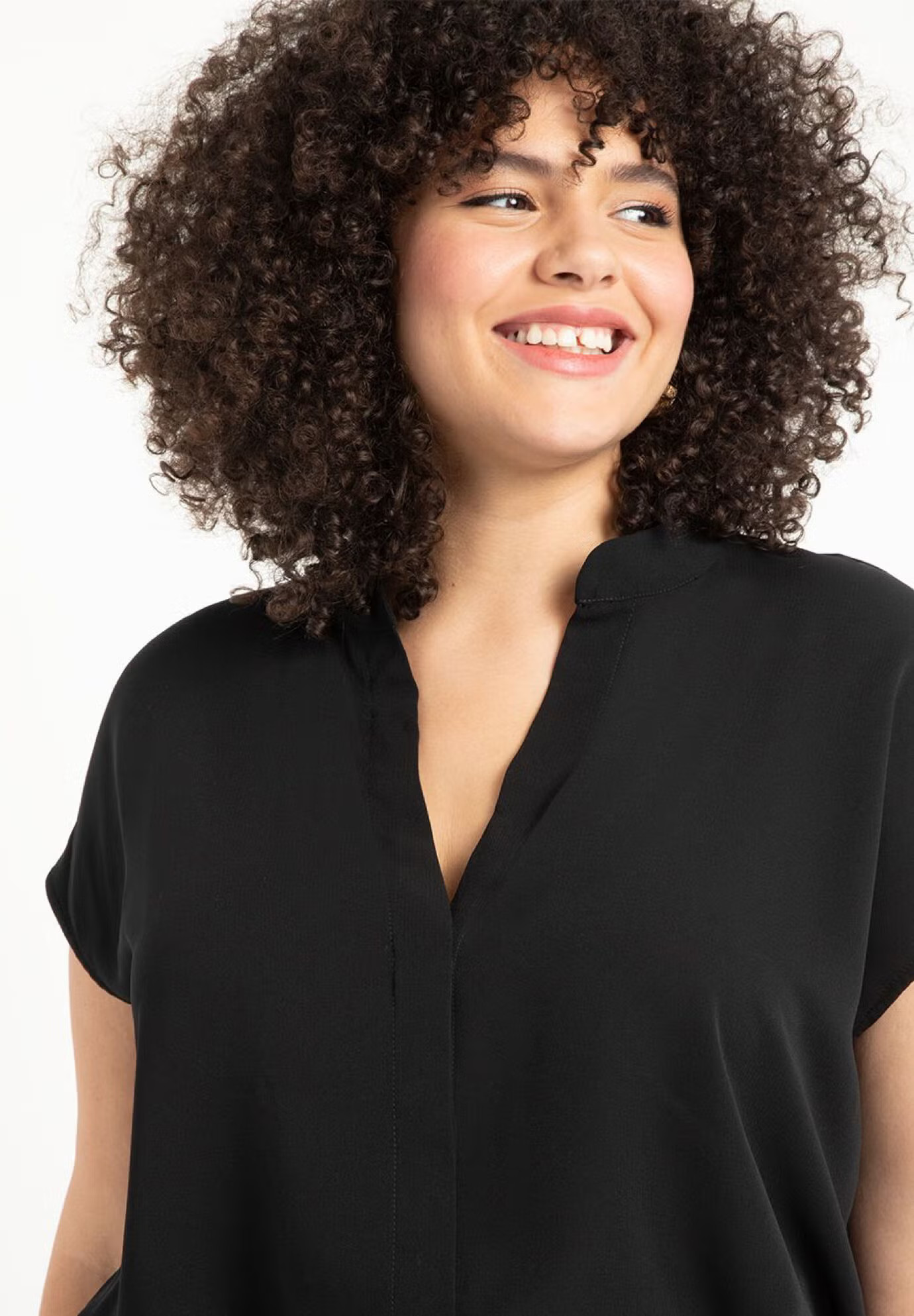 Notch Collar Blouse | Eloquii