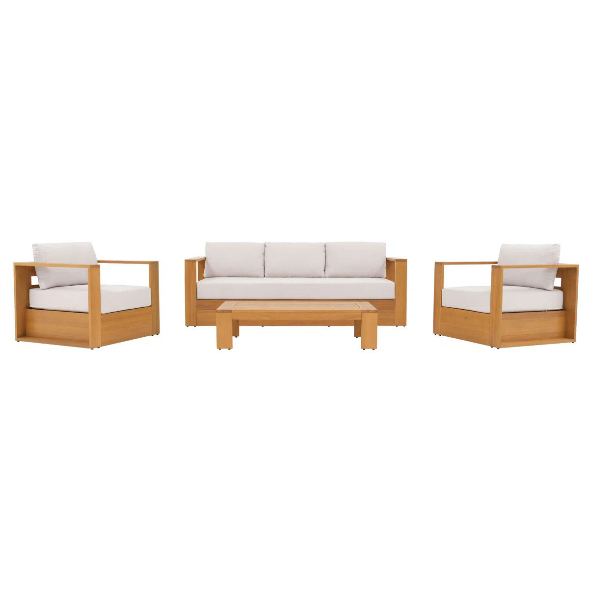 Emmett 5 - Person Outdoor Seating Group With Cushions | Wayfair North America