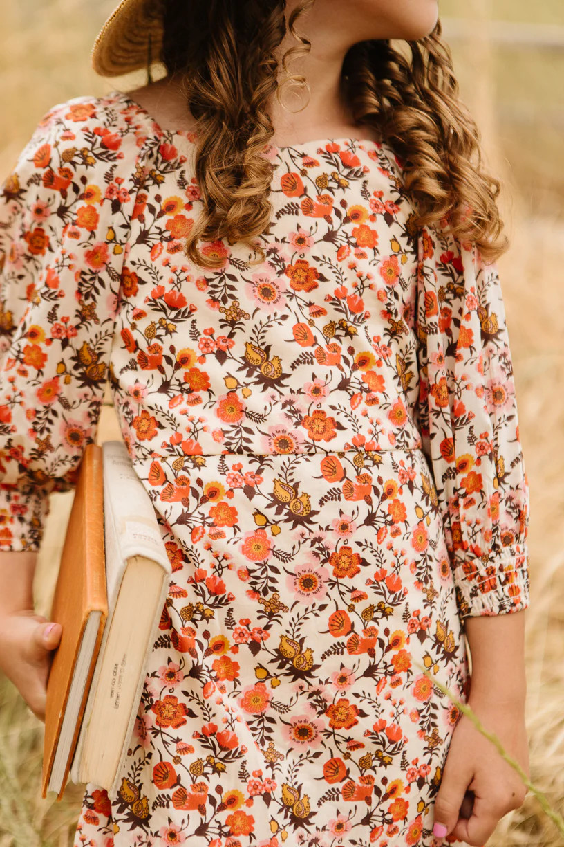Mini Maya Dress in Fall Floral | Ivy City Co