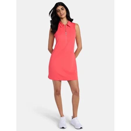 Birdie Bound Women s Karina Sleeveless Polo Dress with Body Liner Sizes XS-XXL | Walmart (US)