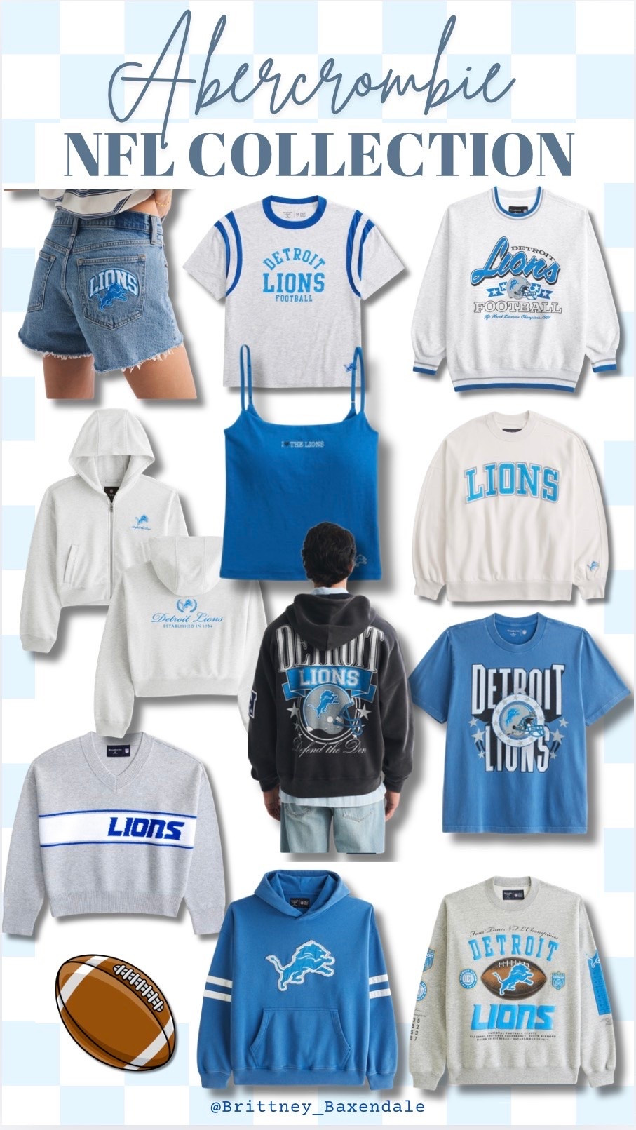 Abercrombie NFL collection - - Detroit Lions. 

Tailgate // football // grit //  fall outfit // casual style

#LTKootd #LTKSeasonal #LTKMens